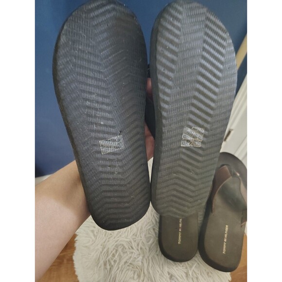 Tommy Hilfiger 2 PAIR BUNDLE Women's Flip Flop Size 7.5M Leather - Picture 5 of 8